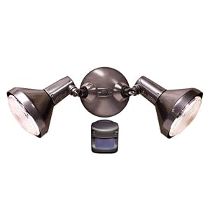 Heath Zenith SL-6028-BZ Wireless Command Floodlight with Wireless Motion Sensor by Heath/Zenith