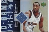 2006-07 UD Reserve Game Jersey Gilbert Arenas Washington Wizards #GA Basketball Card