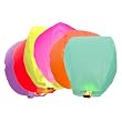 AGPtek&reg; 12 Pack Fire Sky Lantern Flying Paper Wish Balloon Color Mix - Red/Green/Orange/Yellow/Pink/Purple
