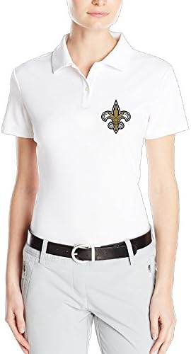 AUGU Women New Orleans Sands Polo Shirt White XL