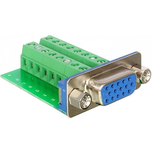 DELOCK Adapter Terminalblock > VGA-Bu Preisvergleich