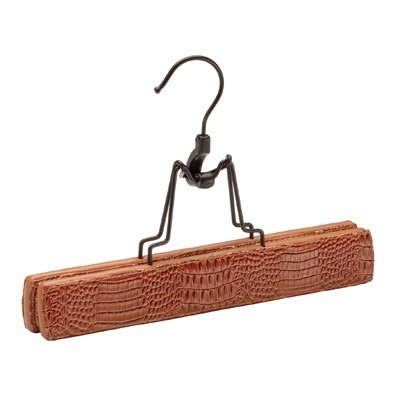 Neu Home 8701 Organize It All Faux Leather Skirt/Slack Holder, Light Brown