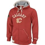 Calgary Flames Vintage CCM Classic Fleece Full Zip Sweatshirt - XXL