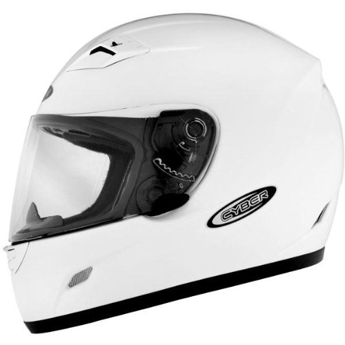 Cyber Helmets US-39 Solid Helmet, White, Helmet Type: Full-face Helmets, Helmet Category: Street, Size: 2XL, Primary Color: White 640735 On Sale
