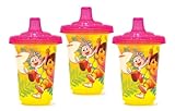 Munchkin 3 Pack Re-Usable Twist Tight Spill-Proof Cups, Dora the Explorer, 10 Ounce, Colors May Vary