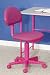 Office Products : Task Chair - Office Desk Chair (Pink) (17"-22" H x 17 3/4" W x 15 3/4" D)