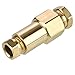 Parker 62HD-6-4 Flareless Tube Fitting, Hi-Duty, Tube to Tube, Brass, Compression Union, 3/8" and 1/4"