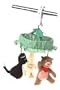Maurice Sendak's Little Bear Carry Along Carousel, Attaches to Cribs, Carseats, Strollers & More with Little Bear, Duck & Cat
