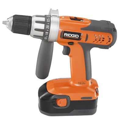 Factory-Reconditioned RIDGID R84001 18-Volt Cordless 2-Speed Drill