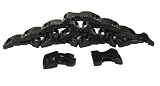 50 - 1" Economy Contoured Side Release Plastic Buckles
