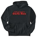 Sweatshirt Black " Retro Hearth Costa Rica " Country