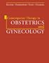 Contemporary Therapy in Obstetrics & Gynecology