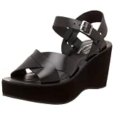 KORK EASE Womens Ava Buff on Suede Wedge Sandal