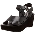 KORK-EASE Women's Ava Buff on Suede Wedge Sandal