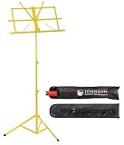 JSI Yellow Student Music Stand with Carry Bag