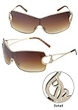 Baby Phat - Baby Phat 1022 Gold Sunglasses w/ Rhinestones: 100% Authentic