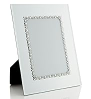 Gem Embellished Mirror Photo Frame 13x18cm 5 x 7