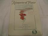 MEMORIES OF FRANCE AL DUBIN 1928 SHEET MUSIC SHEET MUSIC 371