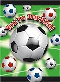 Soccerball Invitations 8 pc