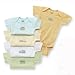 Gerber Fashion Onesies, 5 Pack, Neutral, 0-3 Months