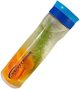 Fruit Infuser Water Bottles 25oz./ Shatter Resistant and Durable/ Easy to Clean and Use/ Comfortable Grip Contour Shape Twist Top for Easy No Spill Sipping/Great Design For 2015/Drink More Water Now!