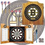 NHL Boston Bruins Dart Cabinet includes Darts and Board