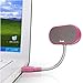 JLab USB Laptop Speakers - Portable, Compact, Travel Notebook Speaker for PC and Mac - B-Flex Hi-Fi Stereo USB Laptop Speaker - Cotton Candy Pink