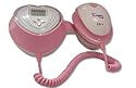 NEW PINK MODEL ANGELSOUNDS FETAL DOPPLER + HEART RATE DISPLAY "LISTEN TO YOUR BABY"