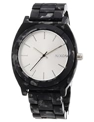 Nixon Womens A327-039 Time Teller Acetate Watch, Gray Granite