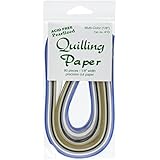 Quilling Paper 1/8" 80/Pkg-Pearlized (8 Colors)