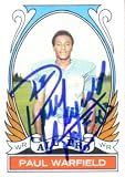 Paul Warfield autographed Miami Dolphins 1972 Topps card