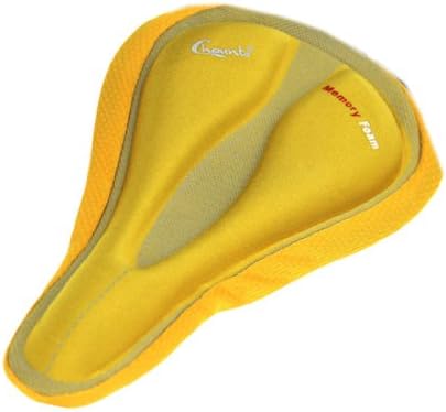 WantDo Outdoors Cycling Mountain Bike Bicycle 3D Memory Foam Saddle Bicycle Saddle(Yellow)