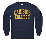 Canisius Golden Griffins Navy Arch Long Sleeve T-Shirt