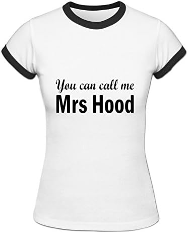 Women's You Can Call Me Mrs Hood Ringer Tee XXL White