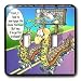 Londons Times Funny Bugs and Slugs Cartoons - Centipede Jogging - Light Switch Covers - double toggle switch