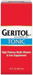 Geritol Tonic High Potency Multi-Vitamin & Iron Supplement, 12 oz.