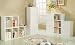 3-shelf Cabinets in White Color