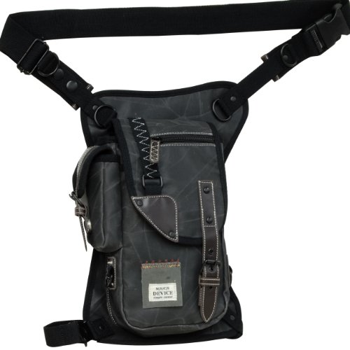 (デバイス)DEVICE マスター 2way レッグポーチ BK/スモークブラック【トラベル】(FHS-82048BK)