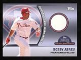 Bobby Abreu 2005 Topps Baseball MLB Game Worn Jersey Collection Card #41 Philadelphia Phillies
