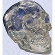 medieval crystal skull gothic statue sculpture british .(Digital Angel Decor)