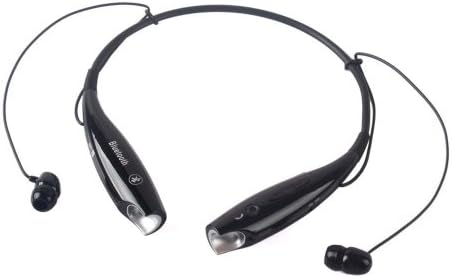 MagicShield HV-800 Wireless Bluetooth Music Stereo Universal Headset Headphone Vibration Neckband Style for iPhone Samsung Cell Phone iPad -Black