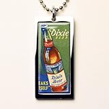 Retro-a-go-go 'DIXIE BEER' BIG GULP TABLET NECKLACE