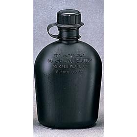 Click here to buy G.I. 1 Qt. Plastic Canteen by Rothco.