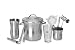 Calphalon Barware 10 Pc Set - Ice Bucket w/ tongs, 6 Pc Tool Set, 16 oz. Glass, 28 oz. Boston Shaker