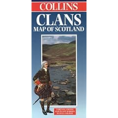 Clans Map of Scotland (Collins British Isles and Ireland Maps)