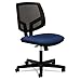 Volt Series Mesh Back Task Chair With Synchro-Tilt, Navy Fabric