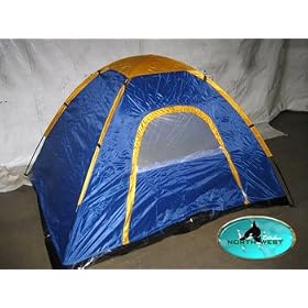 7' x 5' 2 Man Blue Dome Backpacking Tent - Sealed