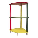 Kids' Primary-Color 3-Tier Corner Shelf