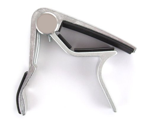 Childrens Toyshop  Musical Instruments : Dunlop Trigger Curved Guitar Capo, Nickel