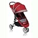 Baby Jogger City Mini Single Stroller - Crimson/Gray